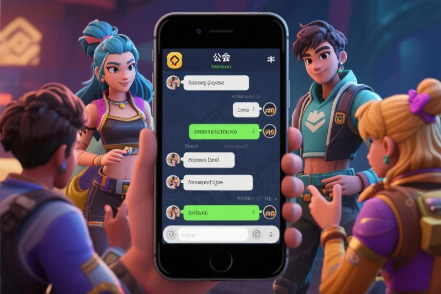 社交互动功能示意图